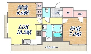 ルネグラン夙川北名次の物件間取画像